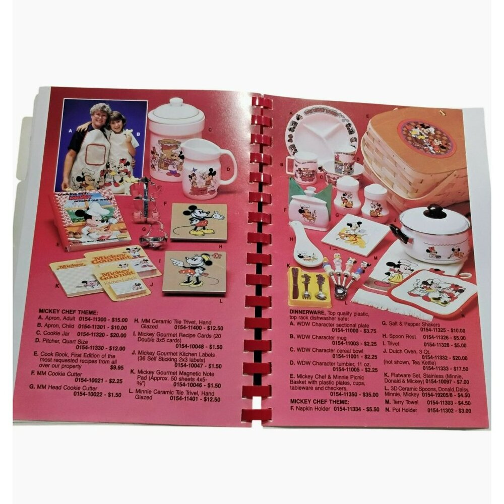 Disney Vintage Cooking With Mickey Around Our World Recipe Book, 1986 Cookbook - Picture 11 of 13